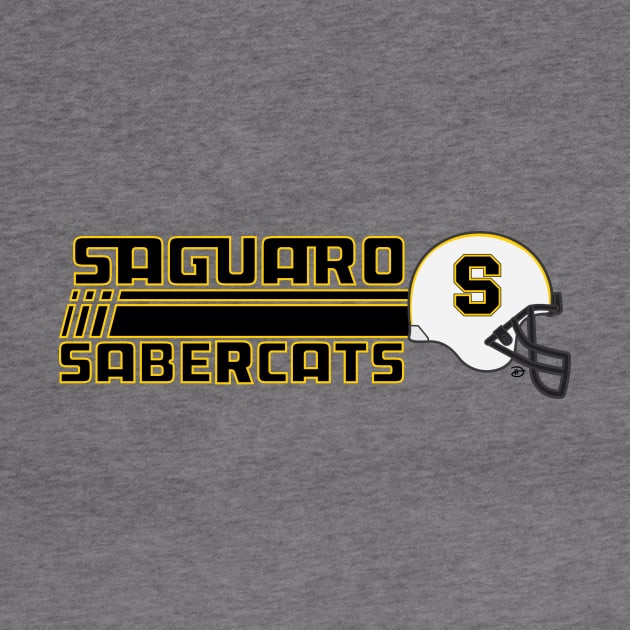 Saguaro Sabercats (Rush Secondary - Gold Lined) by dhartist